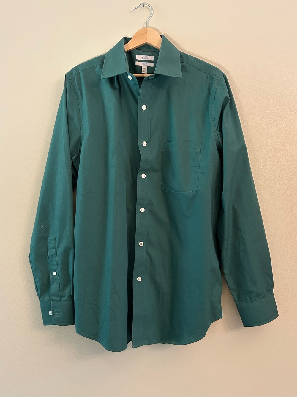 Croft & Barrow Green Dress Shirt